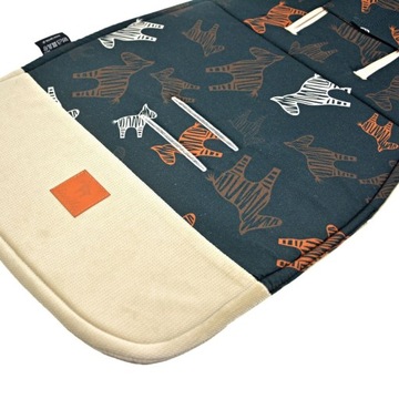 Вставка для коляски Latte Follow The Zebra - Бархат