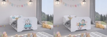 Детская кровать MIKI 160х80 + матрас МНОГИЕ дизайны