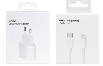 Nabíječka 20 W a kabel Usbc Lightning 1 m pro nabíjení IPhonu 8, X, 11,12,13,14