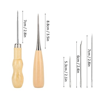 Набор инструментов для рукоделия из кожи с