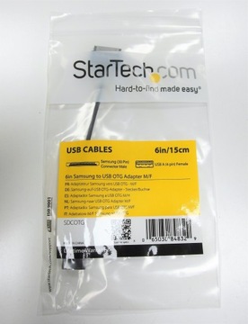 10szt kabel Samsung USB OTG Adapter M/F 6in/15cm