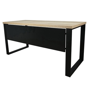 BIURKO ,,ORION'' STYL LOFTOWY 140CM DĄB HALIFAX NATURALY PRODUKT POLSKI