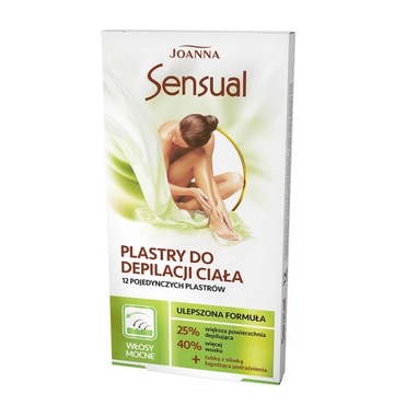 Joanna Plastry z woskiem do depilacji ciała 12szt.