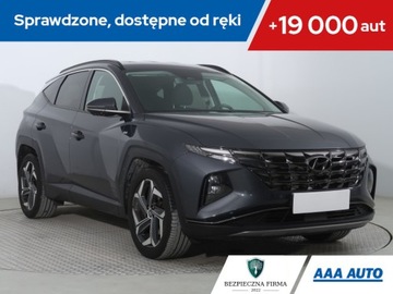 Hyundai Tucson IV SUV 1.6 T-GDI 48V 180KM 2021 Hyundai Tucson 1.6 T-GDI 48V MHEV, Salon Polska