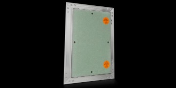 Алюминиевый ревизионный люк KRAL1, доска K-G 15х20см