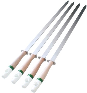 Szpady do szaszłyków szaszłyki inox drewno szampury adana kebab kofta