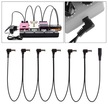 Daisy Chain Cable Przewód zasilający Gitara elektryczna 6-drożna
