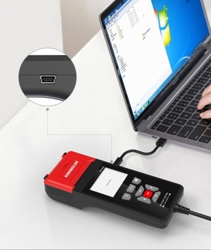 ТЕСТЕР АККУМУЛЯТОРА с ПРИНТЕРОМ 6В 12В 24В