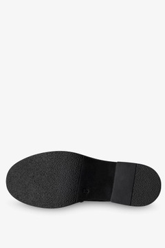 МОКАСИНЫ, ОБУВЬ, ЖЕНСКАЯ ОБУВЬ С ПРЯЖКОЙ, КОЖАНАЯ Стелька, ЧЕРНАЯ НОВАЯ r 40