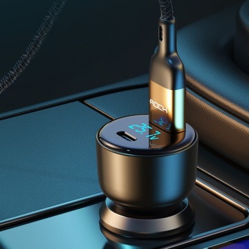Автомобильное зарядное устройство 72 Вт USB+USB-C Очень мощное