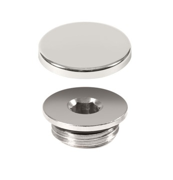 Korek z kapturkiem TERMA chrom 1/2'' POLETTI