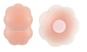 НАКЛЕЙКИ, НАКЛАДКИ НА СОСКИ, СИЛИКОНОВЫЕ НАКЛАДКИ, 2 шт.