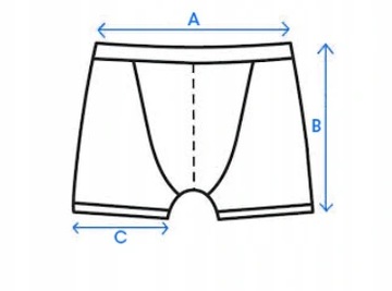 БОКСЕРЫ CORNETTE COMFORT, свободные УЗОРЫ, 5 шт - XL