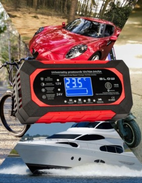 МОЩНЫЙ АВТОМОБИЛЬНЫЙ ВЫПРЯМИТЕЛЬ, АВТОМАТИЧЕСКИЙ РЕМОНТ АККУМУЛЯТОРА 24В 12В 10А