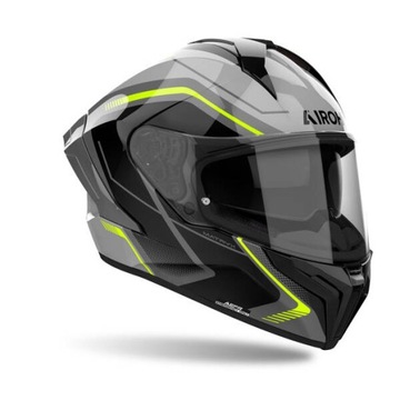 KASK AIROH MATRYX WIDE YELLOW GLOSS XL
