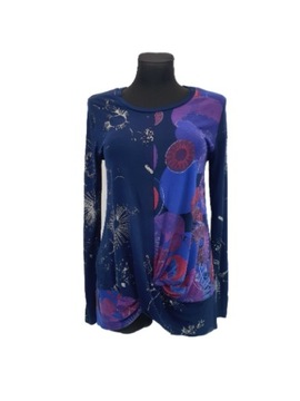 Bluza longsleeve z drapowanym dołem DESIGUAL L