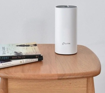 TP-Link Deco E4 (1 шт.) ДОМАШНЯЯ СЕТОЧНАЯ СИСТЕМА Wi-Fi AC1200 Точка доступа 180 м2