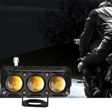 МОТОЦИКЛЕТНАЯ РАБОЧАЯ ЛАМПА HALOGEN QUAD LED DUAL, 2 ЦВЕТА СВЕТА, 60 ВТ, 2 шт.