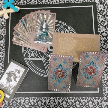 Rose Gold Foil Tarot Cards