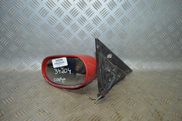ZRCÁTKO LEVÉ ELEKTRICKÉ FIAT COUPE 93-00 ČERVENÉ