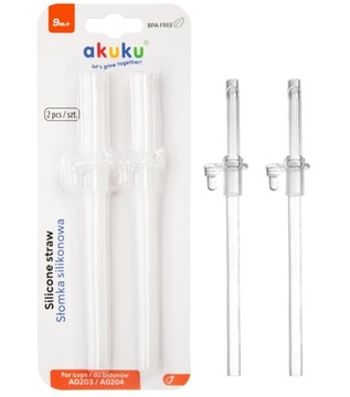 AKUKU WYMIENNE RURKI SŁOMKI DO BIDONÓW A0203 A0204