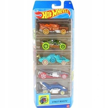 HOT WHEELS 5 PAK AUTEK ZESTAW STREET BEASTS HFV91