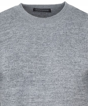 СВИТЕР МУЖСКОЙ НА ЭЛАСТИКЕ, СЕРЫЙ XXL