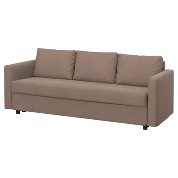 FRIHETEN Pokrycie 3os sofy rozkł , Velvet Brown