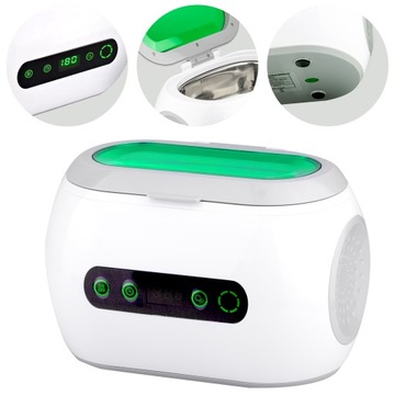 Ультразвуковой очиститель 600мл для дезинфекции косметических аксессуаров 35Вт