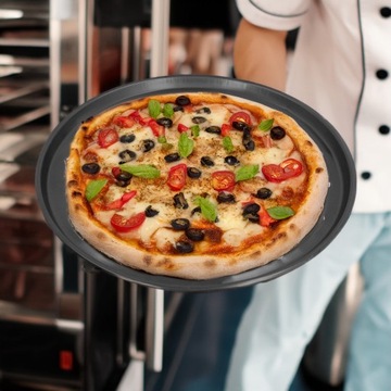 Противень для пиццы Противень для выпечки пиццы диаметром 32 см, антипригарный противень