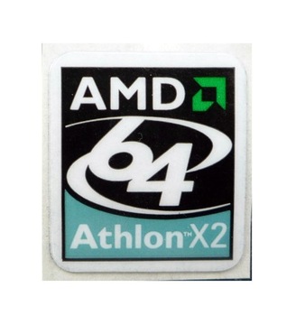 Naklejka AMD 64 Athlon X2 19 x 22 mm 058
