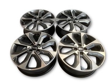 4× DISK HLINÍK KIA OE STONIC 6.5" X 17" 4X100 ET 49