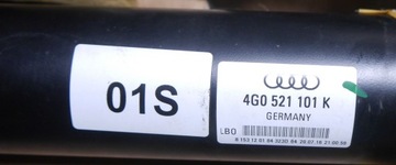AUDI A6 A7 4G HŘÍDEL HNACÍ 4G0521101K
