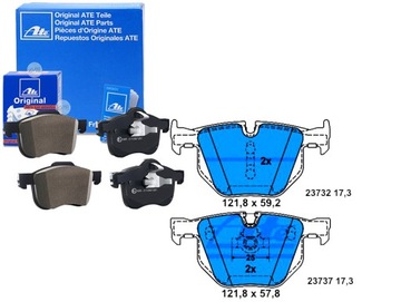 ТОРМОЗНЫЕ КОЛОДКИ ATE BMW ЗАДНИЕ E60/61 03-