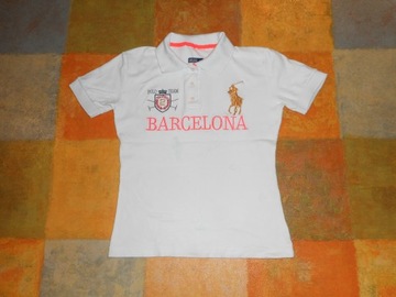 RALPH LAUREN USA L BARCELONA KOSZULKA POLO DAMSKA MEGA UNIKAT NORWEGIA