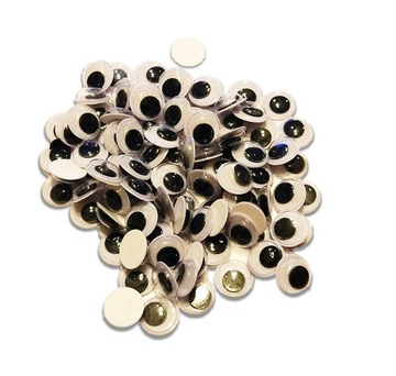OCZY RUCHOME SAMOPRZYLEPNE PLASTIKOWE 10MM - 60SZT