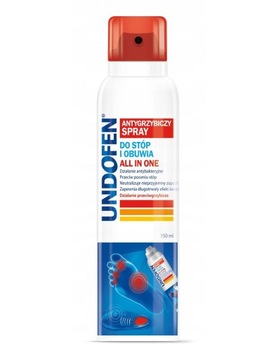 UNDOFEN ANTYGRZYBICZY SPRAY DO STÓP+OBUWIA 150 ML