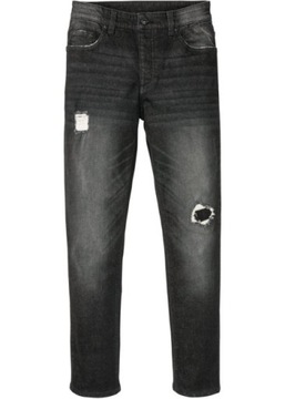 B.P.C męskie jeansy dziury ciemne r.31