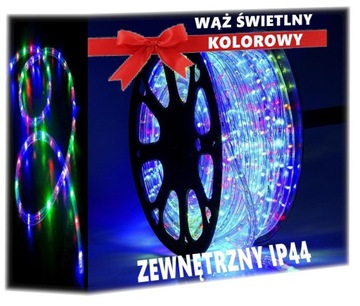 WĄŻ ŚWIETLNY LED KOLOROWY NA METRY ZEWNĘTRZNY