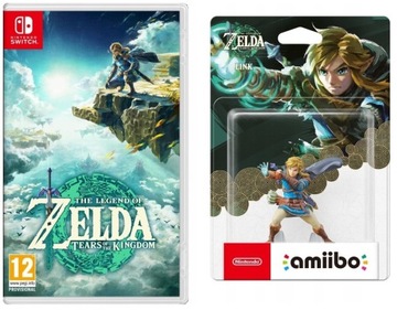 NINTENDO SWITCH OLED КОНСОЛЬ ZELDA + ИГРА + AMIIBO