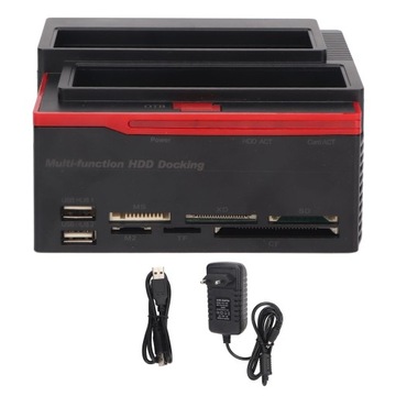 Stacja dokująca do dysku twardego USB2.0 Dual Ba