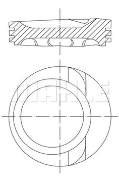 MAHLE 030 68 02 PÍST