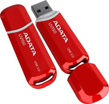 Pendrive ADATA 32GB UV150 USB 3.0 90MB/s CZERWONY