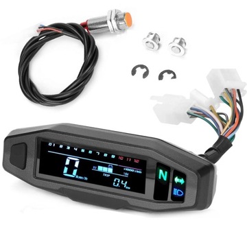 PRĘDKOŚCIOMIERZ MOTOCYKLOWY LCD MINI