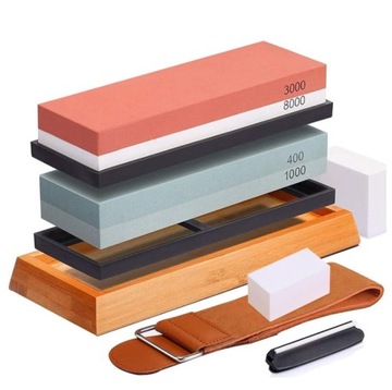 Nowa Waterstone Sharpener Whetstone Zestaw 7 sztuk