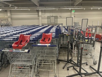 Wózki sklepowe wózek sklepowy WANZL magazynowy