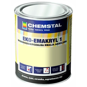 Farba akrylowa EKO-EMAKRYL CHEMSTAL Morelowy Pastelowy 3L