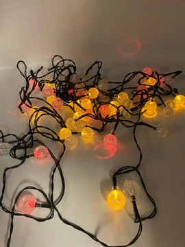 Елочные фонари GIRLAND GARDEN LIGHTS СОЛНЕЧНЫЕ LED ШАРЫ 5М
