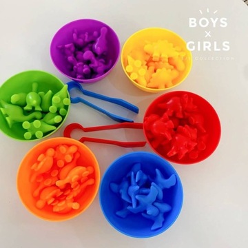 Игровой набор «ДИНОЗАВРЫ ДЛЯ ИЗУЧЕНИЯ ЦВЕТОВ И СЧЕТА»