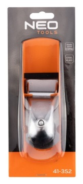 Ручной столярный рубанок, металлический для дерева 163x45 мм, NEO TOOLS 41-352